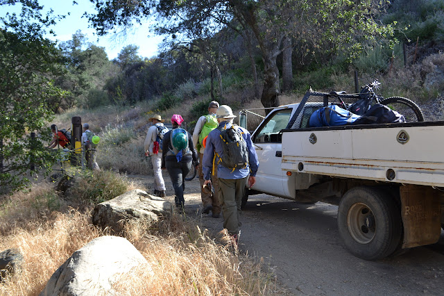 opening up the last gate to the OHV road