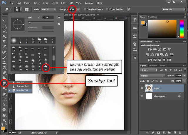 Tutorial Smudge Painting Photoshop Untuk Pemula