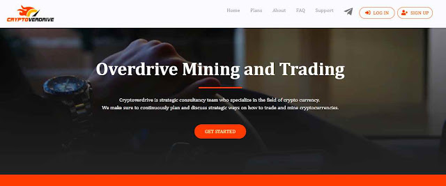 Cryptoverdrive.com - инвестиционный хайп проект о майнинг и криптовалютах