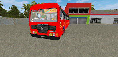 MSRTC  Ashok  Leyland  bus  mod  version 2 |bus simulator  indonesia