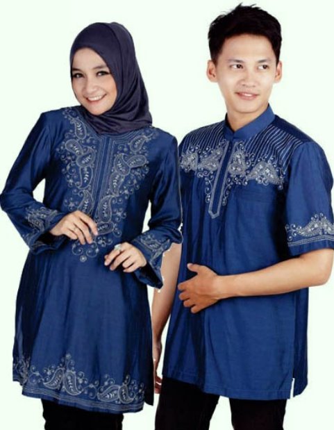 24 Kreasi Baju Muslim Couple untuk Pasangan Suami Istri 