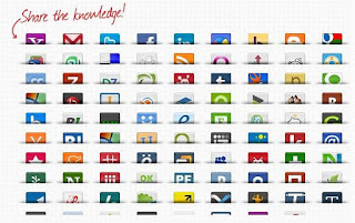 طريقة رائعة جذابة لاضافة ازرار المواقع الاجتماعية sharing blogger | ابداع ديزاين abda3 design 