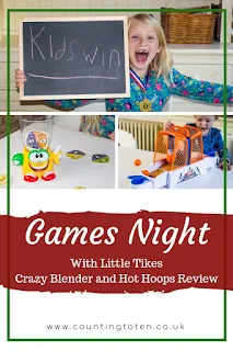  Games Night With Little Tikes. Crazy Blender and Hot Hoops review