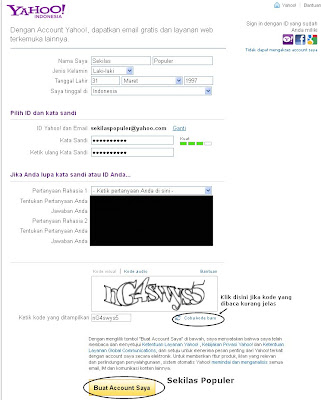 Pendaftaran Yahoo