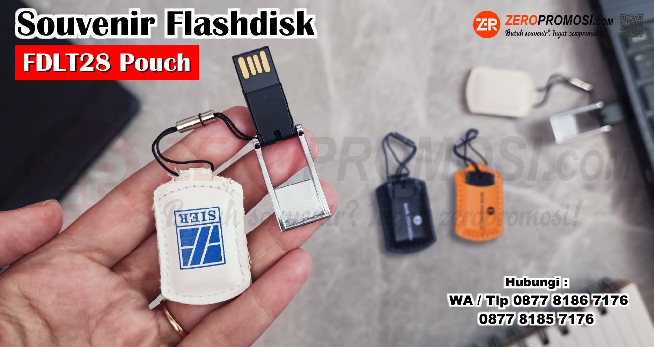 Promosi Usb Flashdisk Chip Lipat Kode FDLT28 + Pouch Unik