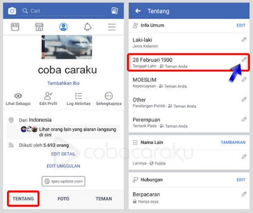 Cara Menyembunyikan Peringatan Ulang Tahun Di Facebook