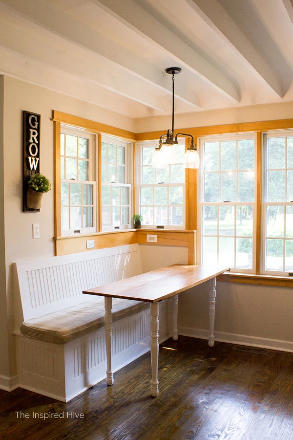 See how this breakfast nook got an update!