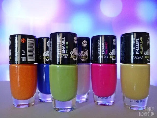 BELL Magic Jungle Fluo Nail Enamel - Lakiery do paznokci