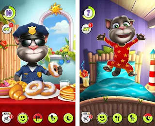  Sebuah permainan yang pastinya sangat menghibur sangat cocok buat anda yang mencari game  My Talking Tom Apk Mod v5.0.6.273 Unlimited Coins Free for android