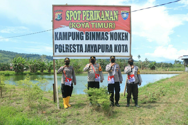 Jaga Ketahanan Pangan, Gustav Urbinas Tanam Bibit Kacang Tanah dan Jagung di Koya Timur