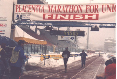 Arrivo F. Dellapiana PlacentiaMarathon 1996