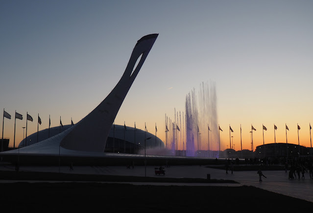 Сочи, Олимпийский парк – цветомузыкальный фонтан