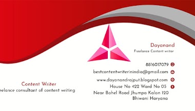 freelance content writer In Hissar 