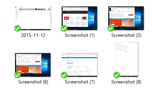 Steps to take screenshot on windows