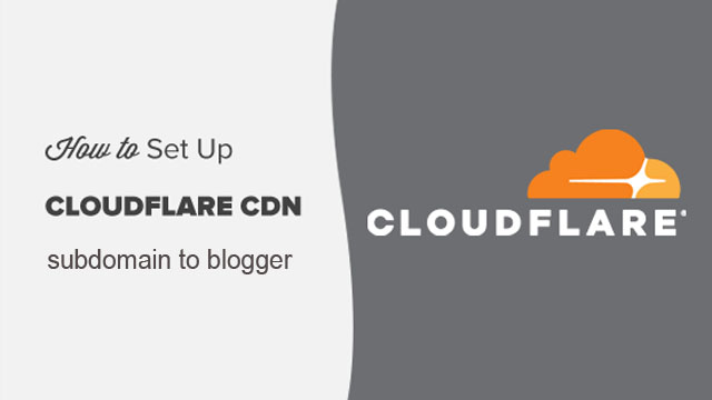 Cara Setting Subdomain Blogspot di Cloudflare