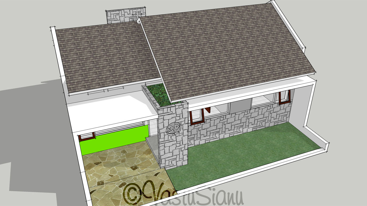 Vastusianu Desain Rumah Sederhana Di Lahan 10x10m2