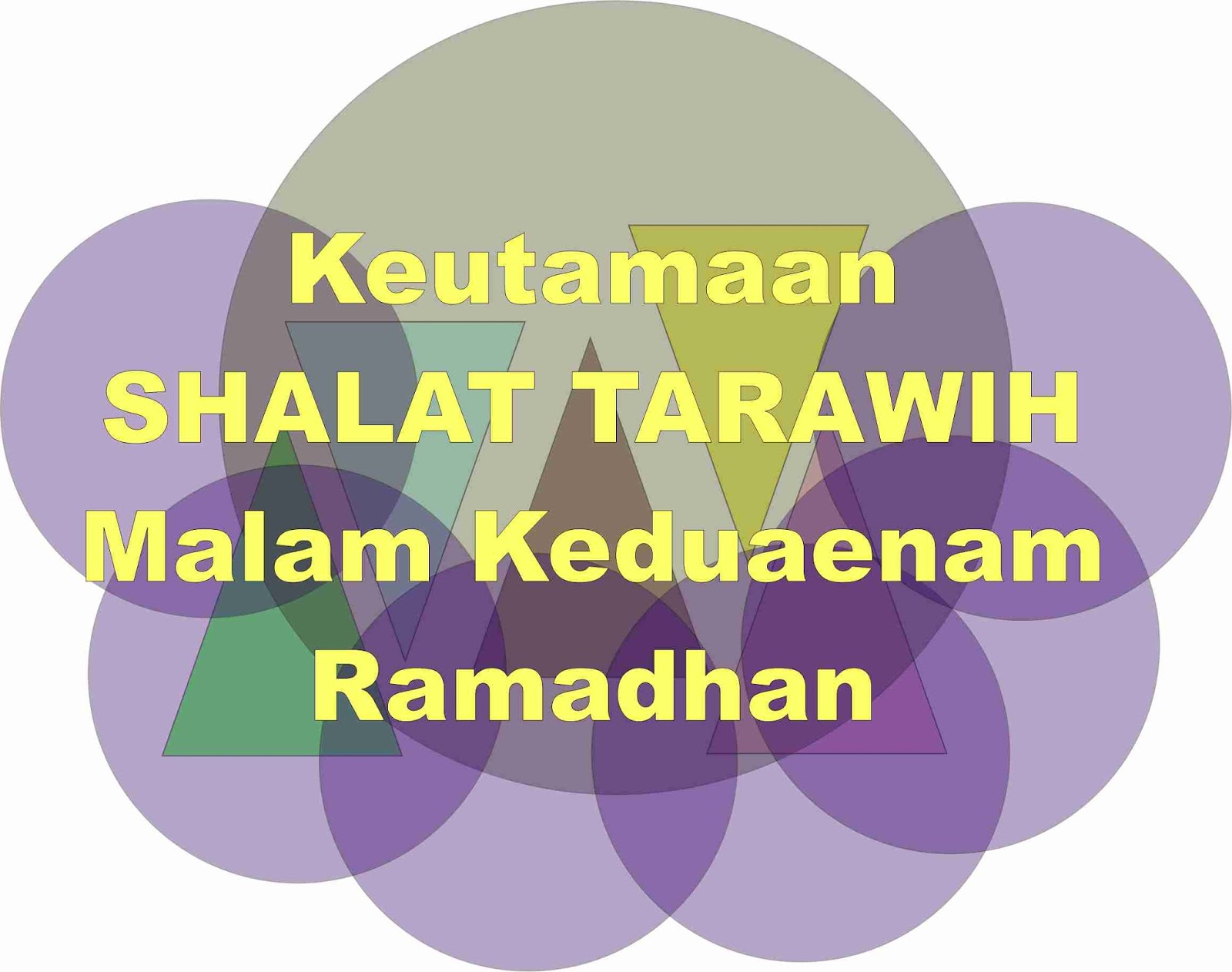 Keutamaan Shalat Tarawih pada malam Kedua puluh enam 