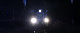 Scena z pociągiem z filmu