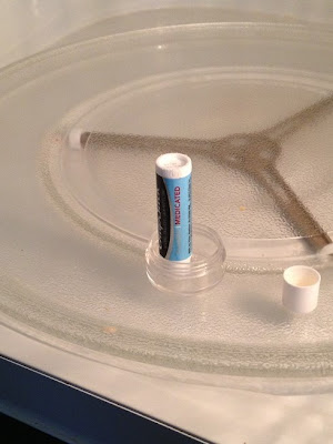 Melting chapstick to put in container