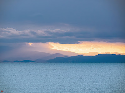 Winter seascape: Yuigahama-beach