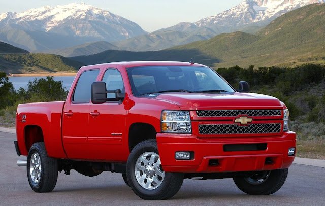 Chevrolet Silverado 2012 red