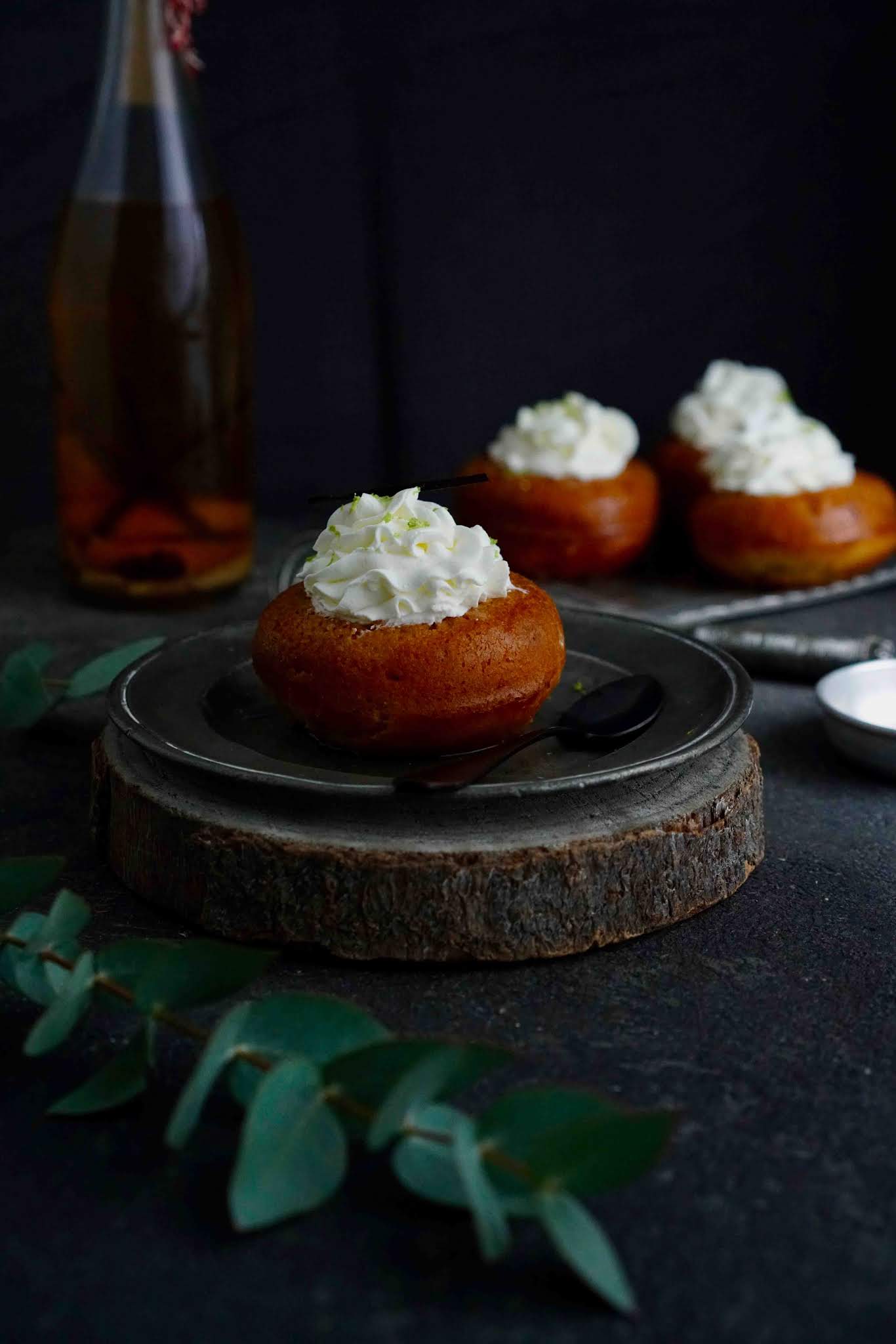 recette pâtisserie française , baba au rhum , vanille , recette de CAP 