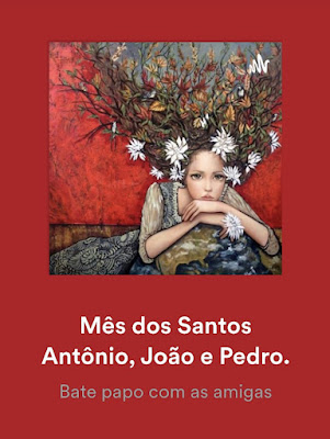 Podcast Bate papo com as amigas: Mês dos Santos Antônio, João e Pedro.