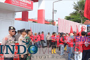 Aksi Pra-Mayday Buruh di Indramayu Berlangsung Kondusif