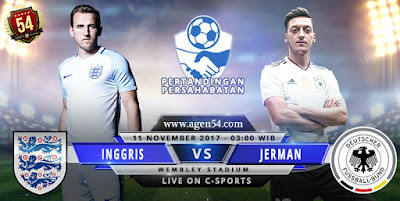 Prediksi Bola Jitu Inggris vs Jerman 11 November 2017