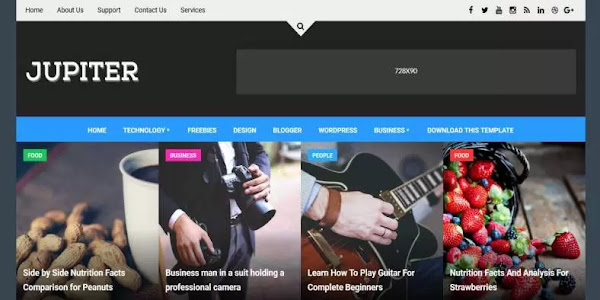 Jupiter Blogger Template