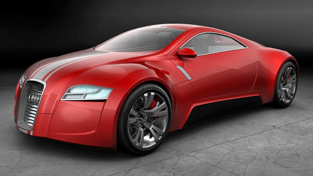 Red Audi R Zero