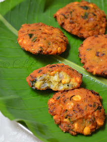 Channa Dal Paruppu Vadai