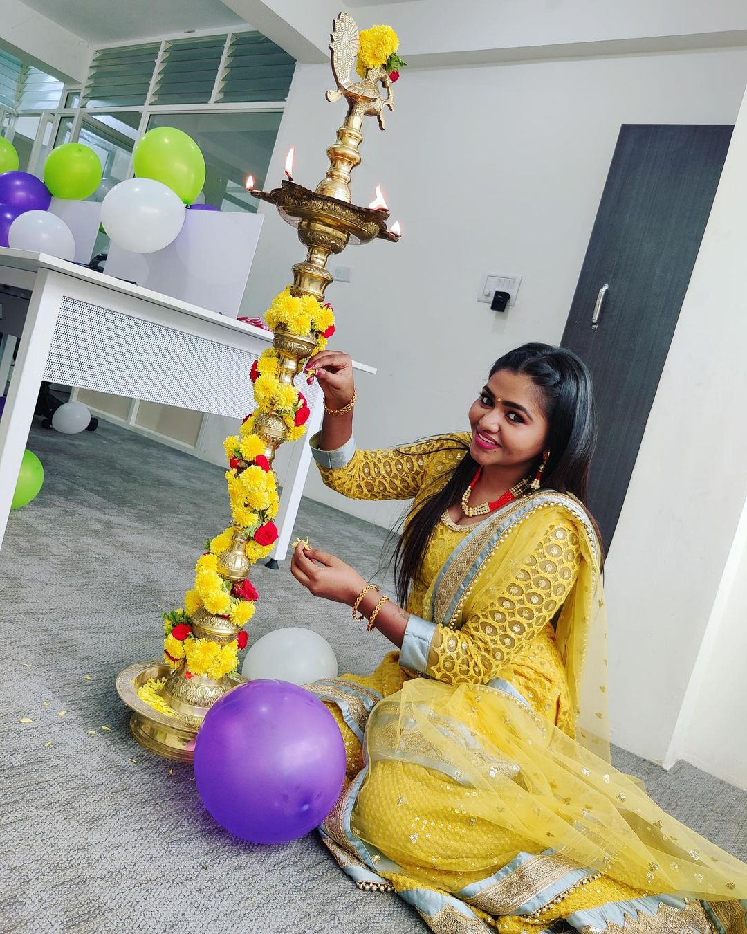 Actress Shalu Shamu Latest Hot Photos in Yellow Dress