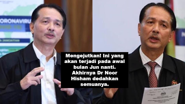 Mengejutkan Dr Noor Hisham umumkan akan lebih banyak lagi kelonggaran dijangka pada minggu pertama Jun. Tak sangka ini yang akan terjadi pada Jun nanti.