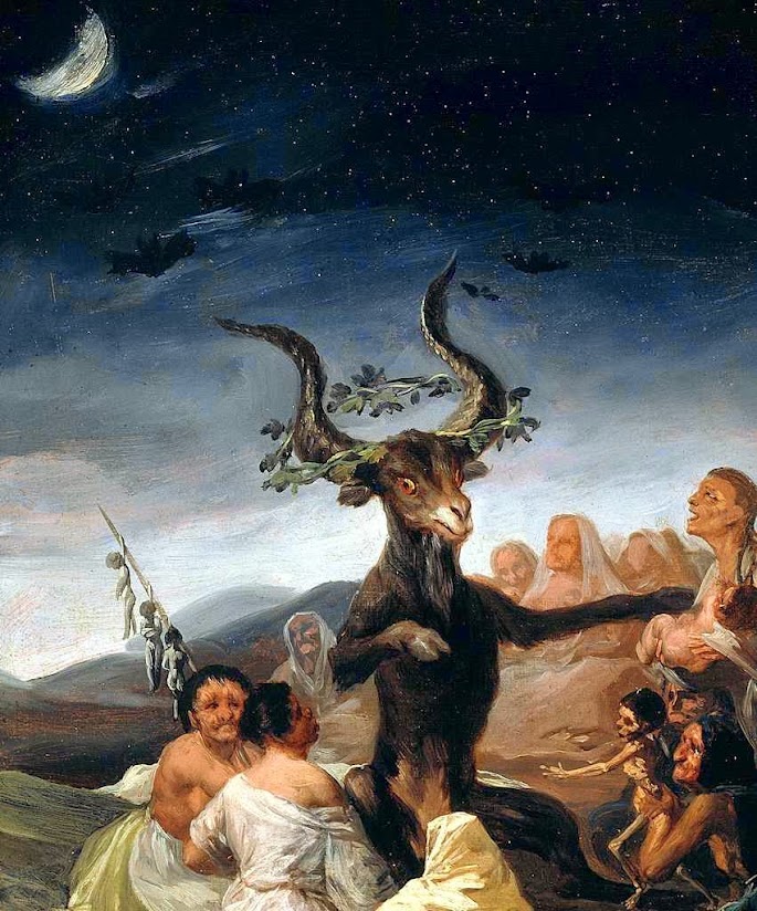 A festa das bruxas. Francisco de Goya (1746 —1828), Museu Lázaro Galdiano, Madri.