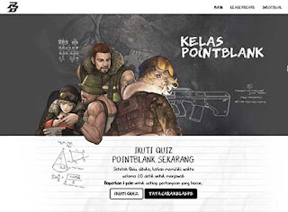 Event Website Point Blank Garena Kuis Kelas PB