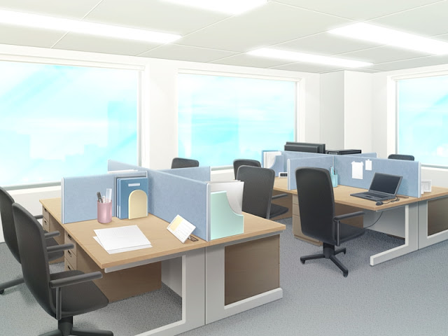 Telemarketing Office (Anime Background) (day)