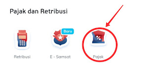 Bayar PBB di fitur Pajak dan Registrasi