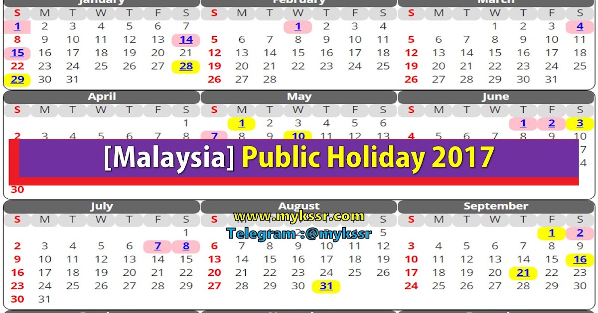 malaysian public holidays 2017