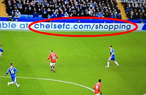 Chelsea can't spell own website address