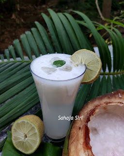Tender coconut juice