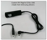 CP1058: Custom RA (Down) Plug for D70s, D80