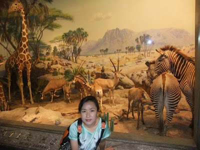 photo: NYLC student on an excursion to the American Museum of Natural History in New York City