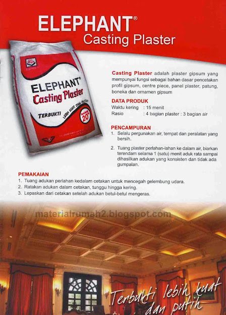 Brosur Katalog ELEPHANT GYPSUM BOARD - Casting Plaster