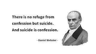 Quote of the Day: The Weight of Confession by Daniel Webster