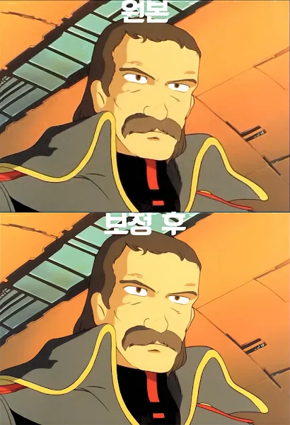 Squirrel Anime Enhance 이미지 업스케일링 결과물 비교