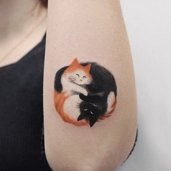 Tatuajes para chicas de gatos