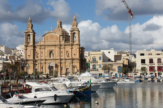 Church Msida Boats sea Malta