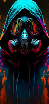 Mask Guy Ai iPhone Wallpaper