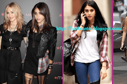 Madonna's female offspring Lourdes Leon, 21, Walks in NYFW carrying Risqué shell brassiere and goateed Legs